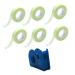 Housoutil 1 Grafting Eyelash Tape Adhesive Eyelash Fabric Eyelash Tape Eyelash Stapler Eyelash Extension Tape Best Lash Tape Eyelash Tapes with Cutter Non-woven Fabric Auxiliary 6.8x4.5cm Blue