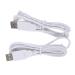 Lot de 2 C bles de Chargement USB 124 M Double Noyau en Cuivre Embouts en Forme de Huit C ble Multifonction pour Rasoirs Appareils de Beaut et Nettoyeurs Dentaires Charge
