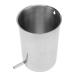 Tyenaza stainless steel inlet bucket 1000 ml inlet bucket made of stainless steel 304 large capacity water-damp cleaning health care tool