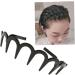 Wavy Hairhoop Unisex Wavy Headband Black Spring Wavy Metal Hair Band with Long Teeth Hairhoop Sports Headband Headwear Accessories Black 1pc Wavy Metal Hair Band - Buy Online on GoSupps.com