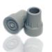 Crutch Tips, Replacement Medical Drive Cane Tips, 7/8 Inch, Gray, 2 Pcs Gray-a
