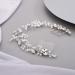 Bridal Hair Comb for Women - BERYUAN Pearls Crystal Hair Vine Slide in Silver - Buy Online on GoSupps.com