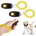 Gheart Hund Clicker training clicker with hand loop dog training clicker finger clicker for clicker training dog training and dog training for dog cat horse 2 pieces black