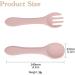 6 Pcs Silicone Baby Weaning Forks and Spoons Set for Self-Feeding - Training Utensils for Toddlers and Babies Over 6 Months - Boy and Girl First Foods - Buy Online on GoSupps.com