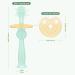 Haakaa Baby Toothbrush - 360 Food Grade Silicone Baby Toothbrush for 6M+ with Shield & Base Design (Blue) - International Shipping Available - Buy Online on GoSupps.com
