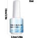 Nail Fiber Gel | Clear Reconstructing Gel for Damaged Nails 15ml Quick-Drying for Home or Travel Use - Buy Online on GoSupps.com