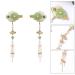 Chinese Style Jade Hair Clips - 2 Pieces Torture Clips with Tassel & Pearl Duck Beak Design (Green) - Buy Online on GoSupps.com