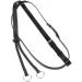HORZE Leather Martingale for Thoroughbreds - Black C Black | High-Quality Equestrian Gear - Buy Online on GoSupps.com