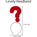 Amosfun 2Pcs Question Mark Headband - Fun Holiday Party Photo Booth Hair Hoops & Costume Accessories - Buy Online on GoSupps.com