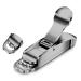 Nail Clipper for Acrylic Nails Acrylic Nail Cutter Portable Stainless Steel Nail Tips Cutter Trimmer Artificial Nail Extension Clipper for False Nail Art Teach Manicure Salon Home DIY (Black)