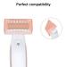 Replacement Heads & Guide Combs for Flawless Body Rechargeable Ladies Shaver - Includes Cleaning Brush & Velvet Bag - Buy Online on GoSupps.com