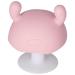 Baby Teething Toy | Mushroom Shaped Silicone Teether for Infants 4+ Months | Food Grade | Pink - Buy Online on GoSupps.com