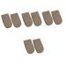 NOLITOY 4 Pairs Inner Heightening Half Pad Heel Lift Inserts Unisex Heel Cushions Invisible Height Insoles Full Length Shoe Height Increase Pads Eva Damping Floor Mat Suede Men and Women
