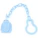 Greattangle Baby Nipple Pacifier Chain Clips & Bite Ring | Feeding Accessories for Milk Fruits & Vegetables | Child Care Toy - Blue - Buy Online on GoSupps.com