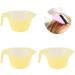 Lurrose 3pcs Hair Dye Bowl Mixing Kit - DIY Hair Colouring Tool in Yellow | Salon Quality Dying & Coloring Applicator - Buy Online on GoSupps.com
