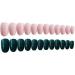 Shop HUIL Artificial Nails - Pink & Green Round Head Solid Color False Nails for Perfect Manicure - International Shipping Available - Buy Online on GoSupps.com
