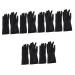 Beavorty 6 Pairs Reusable Gloves for Hair Coloring Hair Color Gloves Black Hair Coloring Products Reusable Rubber Gloves Barber Supplies Black Rubber Gloves Salon Gloves Hand Guard Hair dye