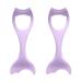FRCOLOR Silicone Mascara Shield Mascara Shield Applicator Guard Mascara Eyelash Comb Applicator Helper Lash Applicator Tool 2pcs 15X5.7CMx2pcs Violetx2pcs