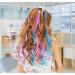 SWACC 22 Pcs Colored Party Highlights Clip in Hair Extensions - Multi-Colors Synthetic Hairpieces - Buy Online on GoSupps.com