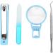 Elderly Nail Clippers with 2x Magnifying Glass Ergonomic Design for Fingers and Toenails - Buy Online on GoSupps.com