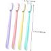 Beavorty 4 Party Toothbrush Set | Soft Cotton Fur Gentle Bristles for Adults | Ideal for Men & Women - Perfect for Body Care - Buy Online on GoSupps.com