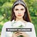 Silver Crystal Rhinestone Tiara for Women - Ideal for Wedding, Prom, Birthday Parties - Princess Crown Headband with Comb - Buy Online on GoSupps.com
