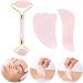 Buy PUTOVA Stay Healthy Massage Roller Set - Jade Roller & Scratching Board | Natural Quartz Massage Tool for Relaxation & Wellness - Buy Online on GoSupps.com
