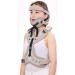 Ininosnp Head-Halks-Breast orthosis spine-back and spine orthosis adjustable cervical thoracic orthoses support U-lenden support (A)