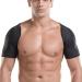 Healifty Shoulder Protection Support Shoulder Pads for Compression Sleeve Men Shoulder Strap Shoulder Support Strap Shoulder Rest Brace Orthotics Dislocation Warm Shoulder Man L Black