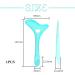 Buy IOSPKKIO Eyeliner Template & Silicone Eye Help - Multi-Function Lipstick & Face Cream Tool - Reusable Beauty Accessory (Blue) - International Shipping Available - Buy Online on GoSupps.com