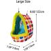Litewoo Large Parrot Bird Bed Hammock - Winter Warm Plush Nest Toy for Conure, Lovebird, Parakeet, Cockatiel, Chinchilla, Guinea Pig, Squirrel - Cage Accessory - Buy Online on GoSupps.com