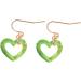 Feylie Hollow Heart Earrings - Stylish Acrylic Drop Earrings for Everyday & Special Occasions - Buy Online on GoSupps.com