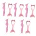 Mipcase 10 Pcs Eyeliner Lash Shield Mascara Drawing Aid Silicone Eyebrow Aid Fake Eyelashes Beauty Products
