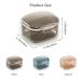 Denture & Retainer Case with Strainer Basket - Cute Storage & Cleaning Container for Travel - Apricot - Buy Online on GoSupps.com