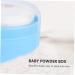 TOYANDONA Box Body Powder Box Infants Loose Powder Compact Container Powder Puff and Container Body Powder Container Infant Powder Puff Kids Suit Textile Cotton Applicator Compression Travel - Buy Online on GoSupps.com