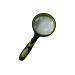 A magnifying glass 10x magnifying glass magnifying glass 75mm hand reading icing with non -slip soft rubber handle for books newspapers maps coins jewelry hobbies for seniors and children (green) green 1