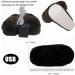 USB Heated Foot Warmers - Plush Electrical Heating Slippers & Boots for Winter | Warm Shoes for Men & Women (Black) - Buy Online on GoSupps.com