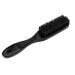 Durable Black Wood Handle Brush with Soft Elastic Bristles - Stimulates Follicles & Cleans Hair Impurities | Shop Internationally - Buy Online on GoSupps.com