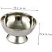 Frcolor High Impact Metal Shaving Bowl - 5th Generation Shaving Shell Container for Mustache Whirlwind & Soap Holder - Travel-Friendly Stainless Steel Shaving Equipment - Buy Online on GoSupps.com