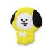 BT21 CHIMMY Character Small Mini Travel Handheld Hand Mirror for Women and Girls  Yellow