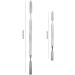 Scar Wax Spatula Portable Double Ended Scar Depotting Spatula Metal Cosmetic Makeup Stirring Rod Pallets Lipsticks Concealer Ointment Makeup Tools For Halloween Make Up Fake Wound Moulding Scars (L) - Buy Online on GoSupps.com