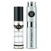 CA Perfume Duo Impression of Bvlg Man For Men Eau de Parfum Refillable Atomizer Sprayer + Fragrance Body Oil Long Lasting Sample Travel Size Roll-On Bottle 0.27 Fl Oz+0.33 Fl Oz