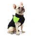 Femax dog coat for dogs dog jackets waterproof warm jacket for small medium -sized large dogs winter jacket warm padded puppy vest pet clothing for cold weather green XL (breast 48cm back 39cm)