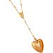 Oralgo Heart Follower Necklace - Elegant Rose Gold Wedding & Anniversary Jewelry for Women | Perfect Valentine's Day Gift - Buy Online on GoSupps.com