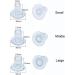 9 Pairs Clear High Heel Protectors - Wedding Bridesmaid Heel Stoppers (S/M/L) - Buy Online on GoSupps.com