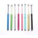 Acrylic Rhinestone Handle Eyelash Spiral Brush Comb Mascara Applicator Makeup Tool Yellow - Buy Online on GoSupps.com