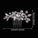 Nesloonp Silver Bride Wedding Hair Combs | Crystal Bridal Hair Crest & Pearl Headdresses | Rhinestone Hair Accessories for Women & Girls - Buy Online on GoSupps.com
