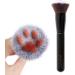 Kitten Paw Makeup Brush - Cosmetic Brush for Foundation Hair Rounded Tapered Brush for Liquid Cream Powder Blending Buffing Concealer Black - Buy Online on GoSupps.com