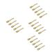 FRCOLOR Lot De 4 Cuill res Maquillage En M tal Pour Masque Facial 5 Pi ces X 4 6X1.2cmx4pcs dor x4pcs