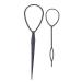 2 Pieces Topsy Tail Hair Twister Styler - Easy Hairstyle Aid in Black | International Shipping Available - Buy Online on GoSupps.com